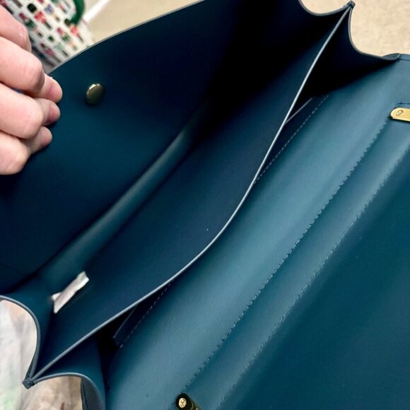 ZAC Zac Posen Earthette Leather Chain Link Bag NWT - Picture 8 of 11